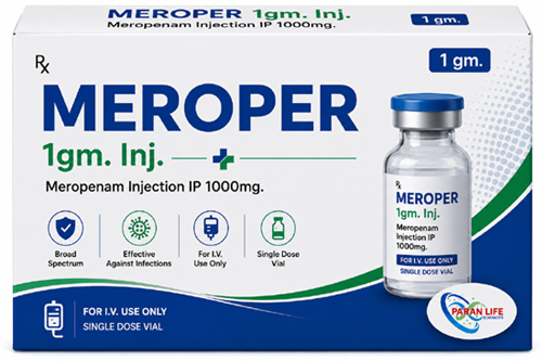 MEROPER 1gm. Inj.